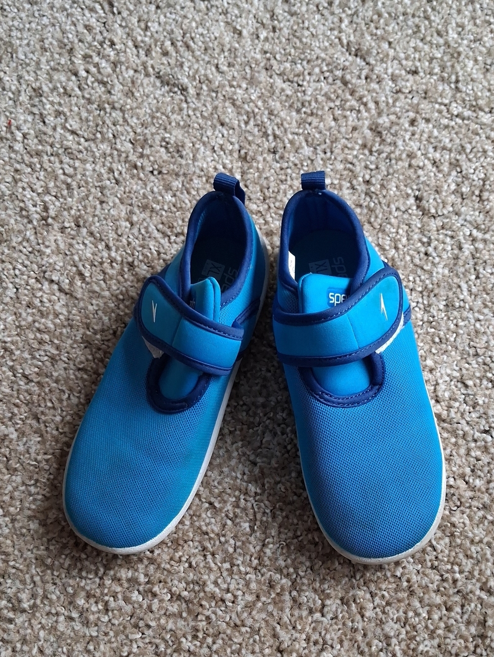 Speedo Blue Sneakers with Hook-and-Loop Strap